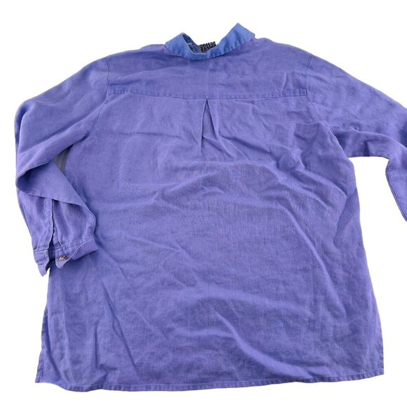 Chicos Design Womens Size 1 Light Purple Button-Up Long Sleeve Shirt - Picture 4 of 5